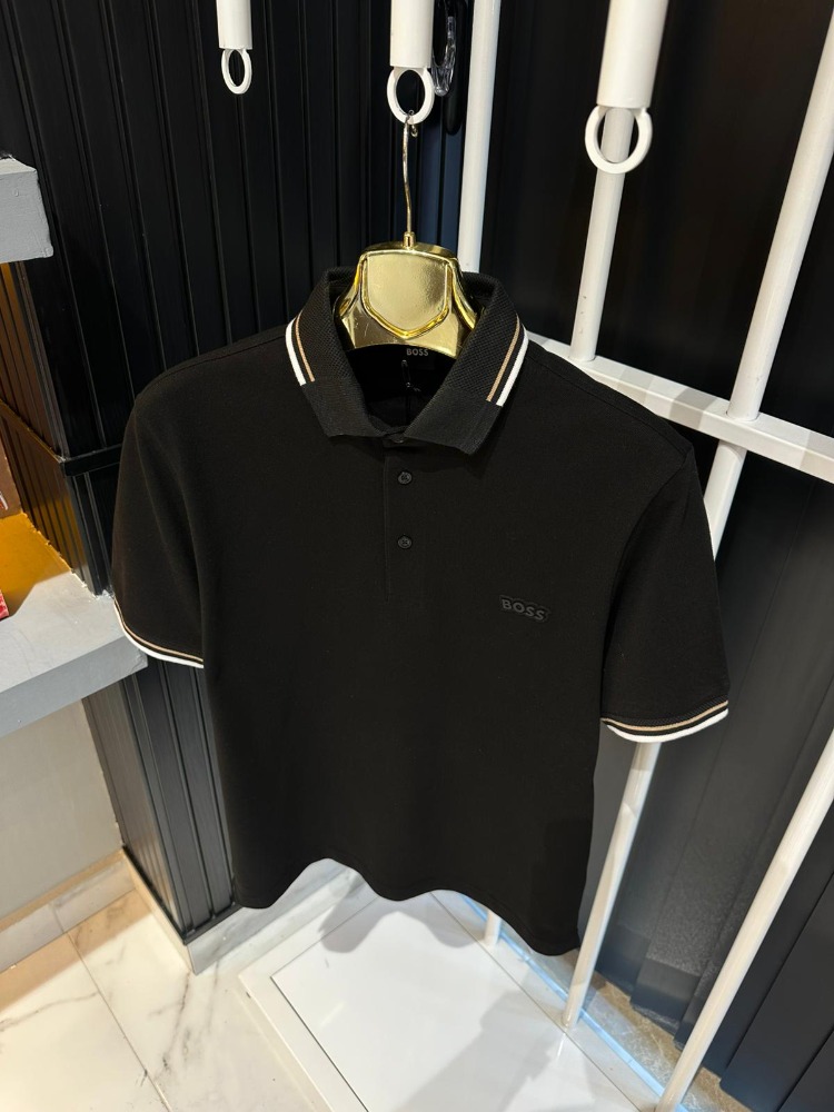 Boss Siyah Polo Yaka Tişört