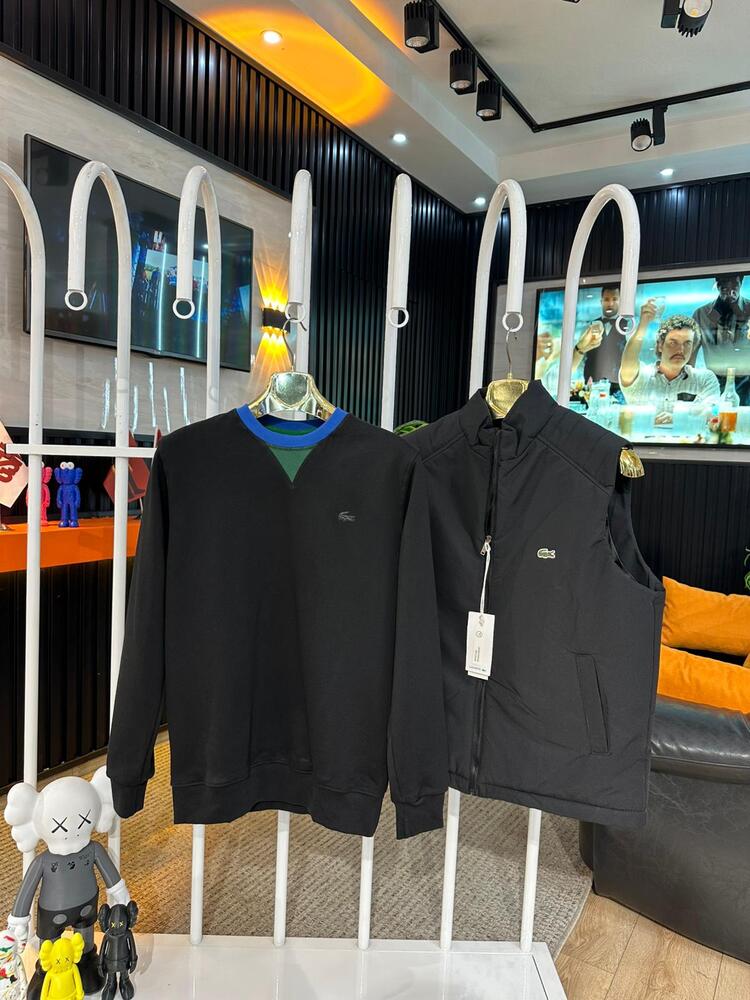 Lacoste Erkek  Siyah Sweatshırt