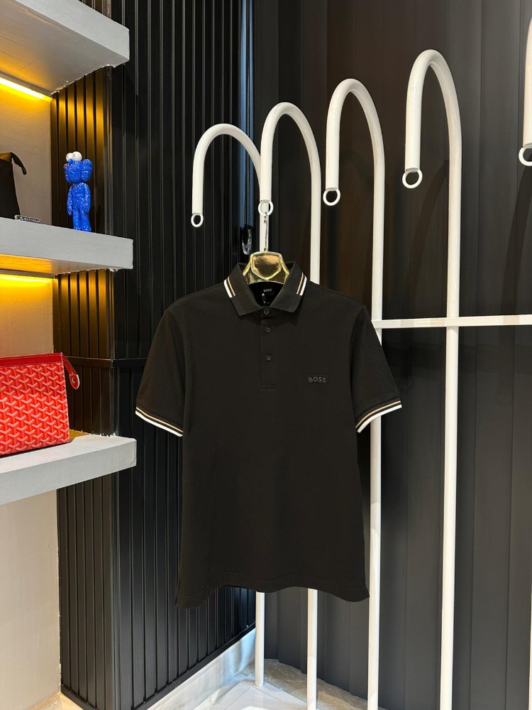 Boss Siyah Polo Yaka Tişört