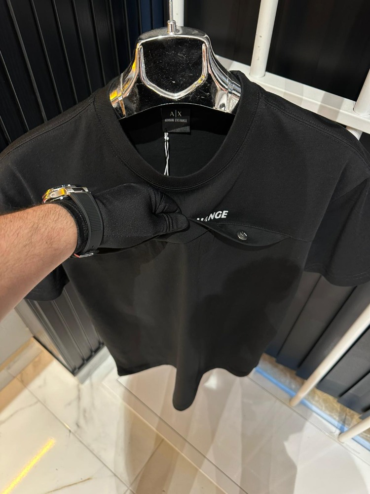 Armani Exchange Siyah Tişört