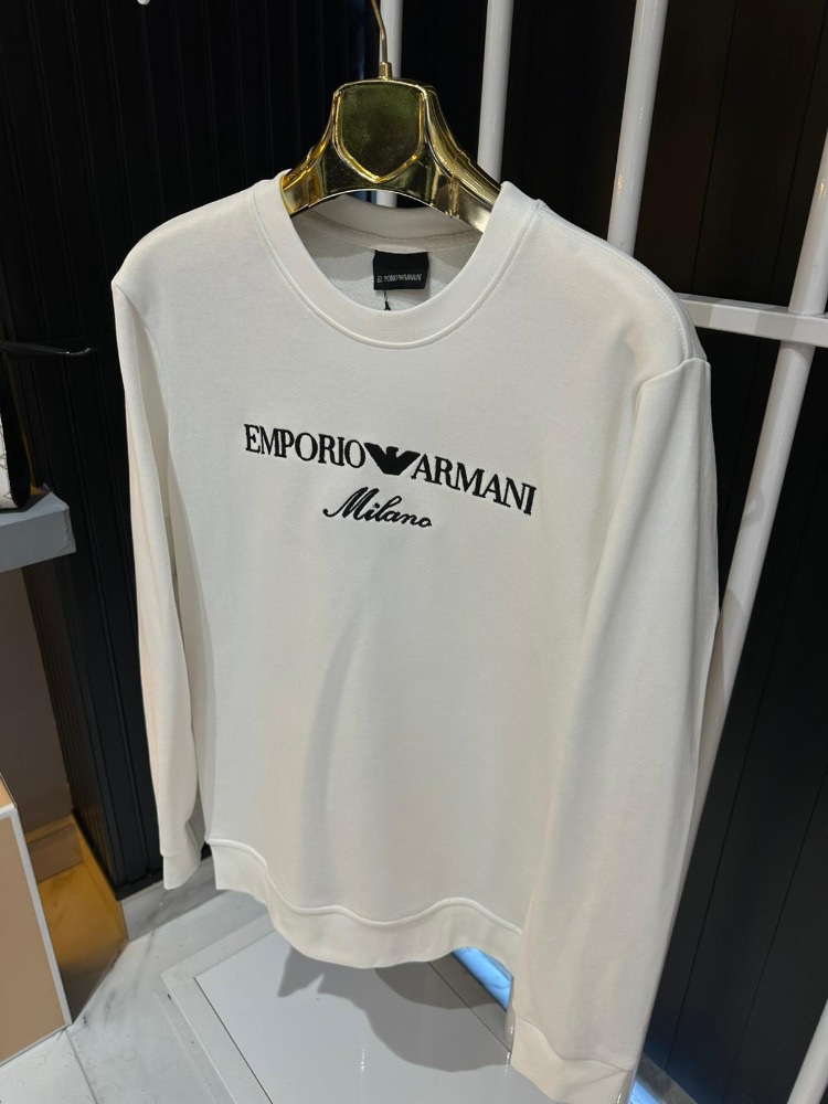 Emporio Armani Beyaz Sweatshırt