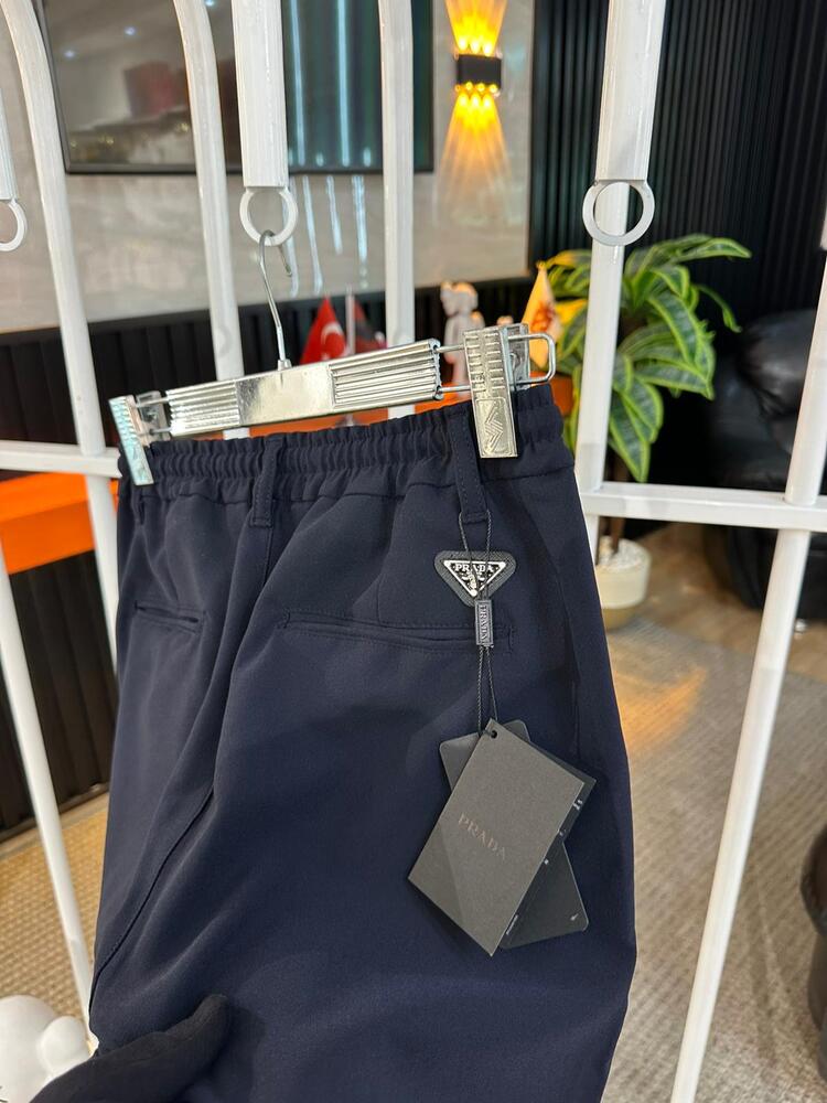 Prada İp Detaylı Siyah İthal Jogger
