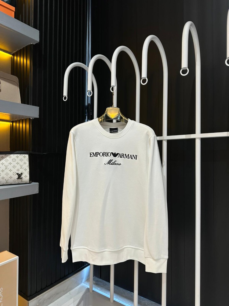Emporio Armani Beyaz Sweatshırt