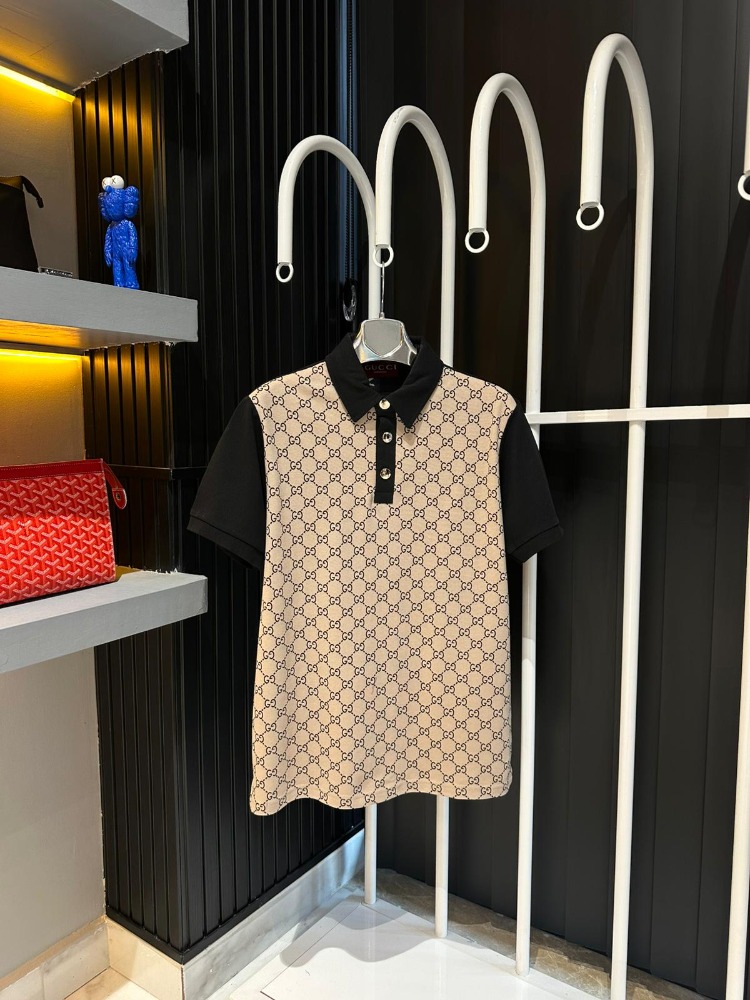 Gucci Siyah Polo Yaka Tişört
