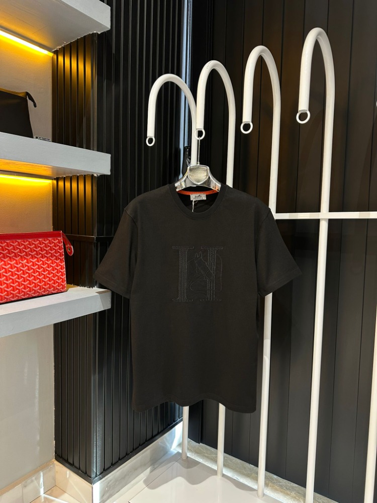 HERMES Siyah Tişört
