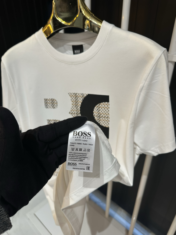 Boss Beyaz Tişört