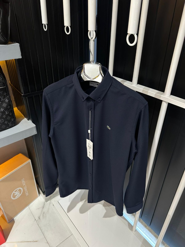 Lacoste Erkek Lacivert Gömlek