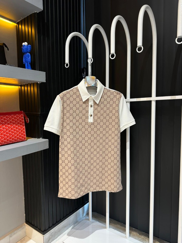 Gucci Beyaz Polo Yaka Tişört