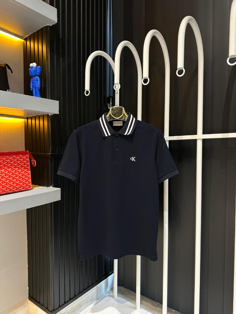 Calvin Klein Lacivert Polo Yaka Tişört