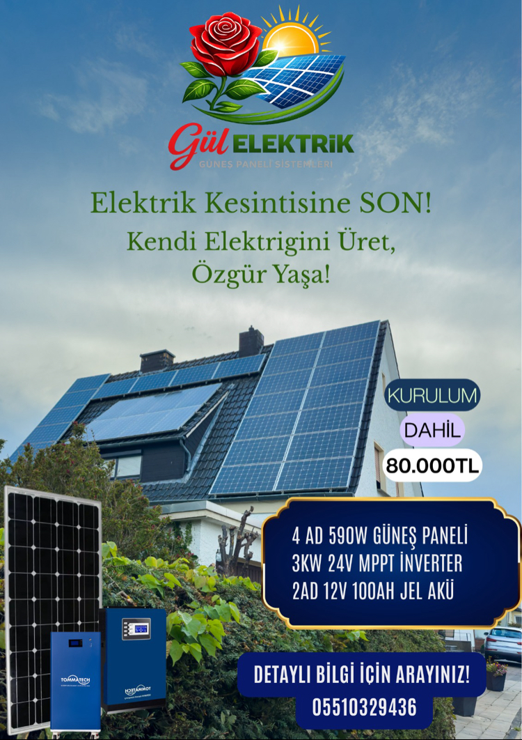 GÜNEŞ PANELİ SET 1