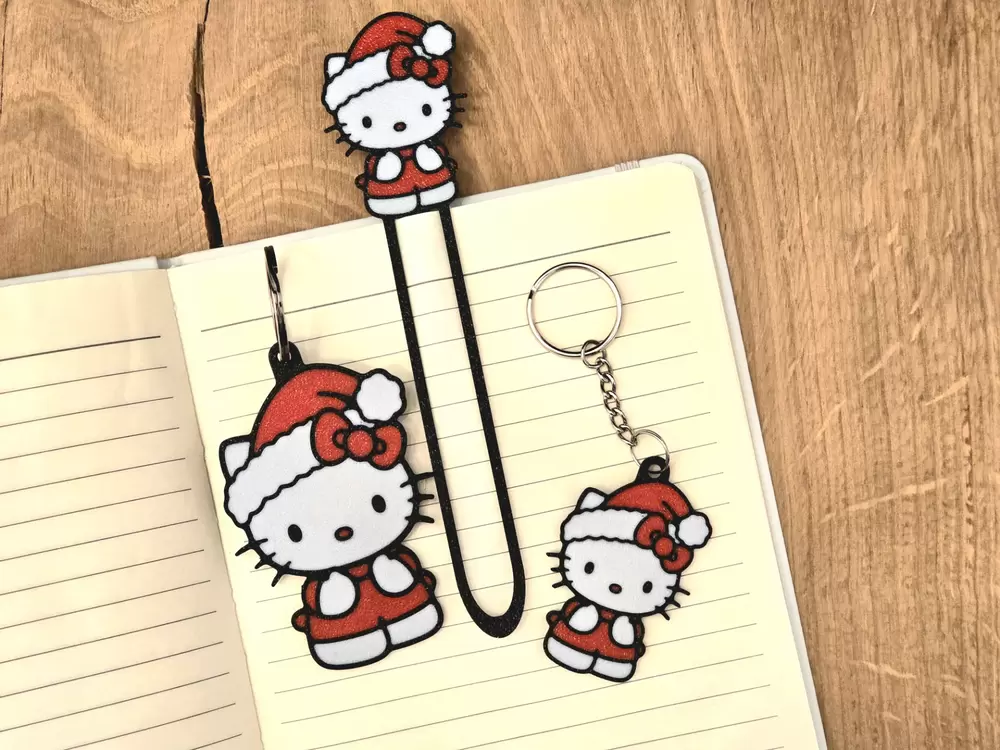 Noel Hello Kitty süsü ve anahtarlık
