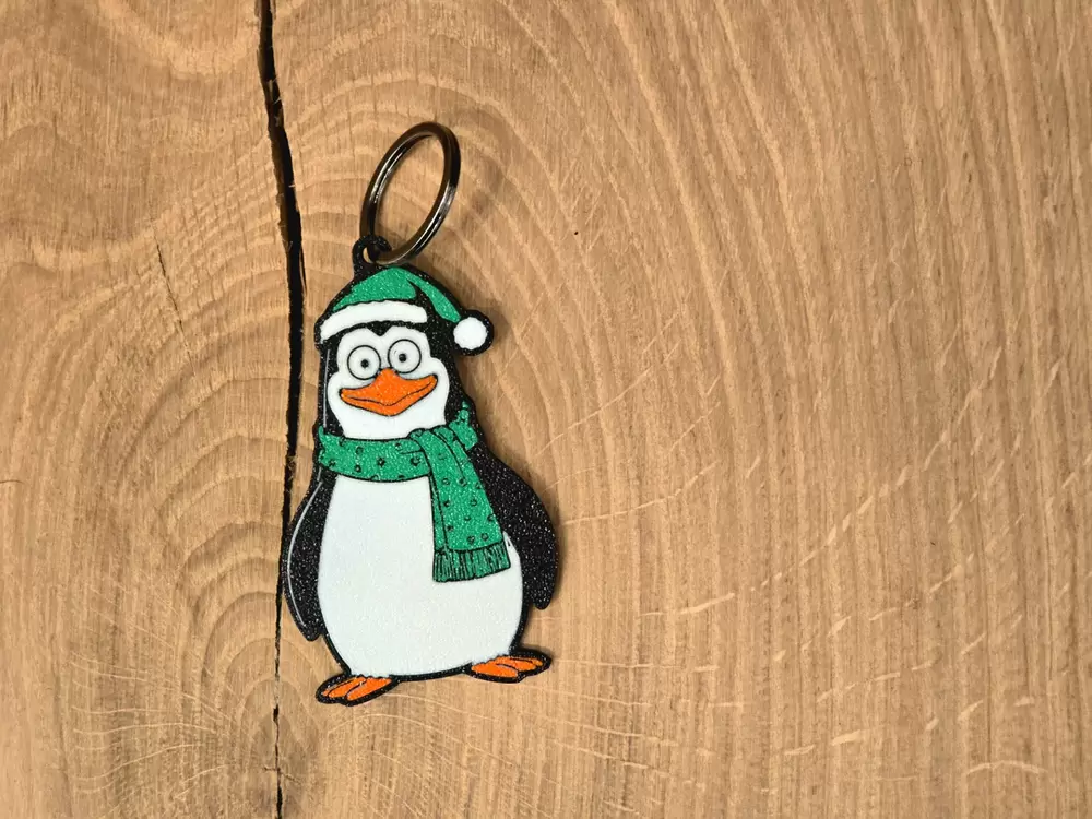 Noel Penguenleri süsleri - Simpsons tarzı