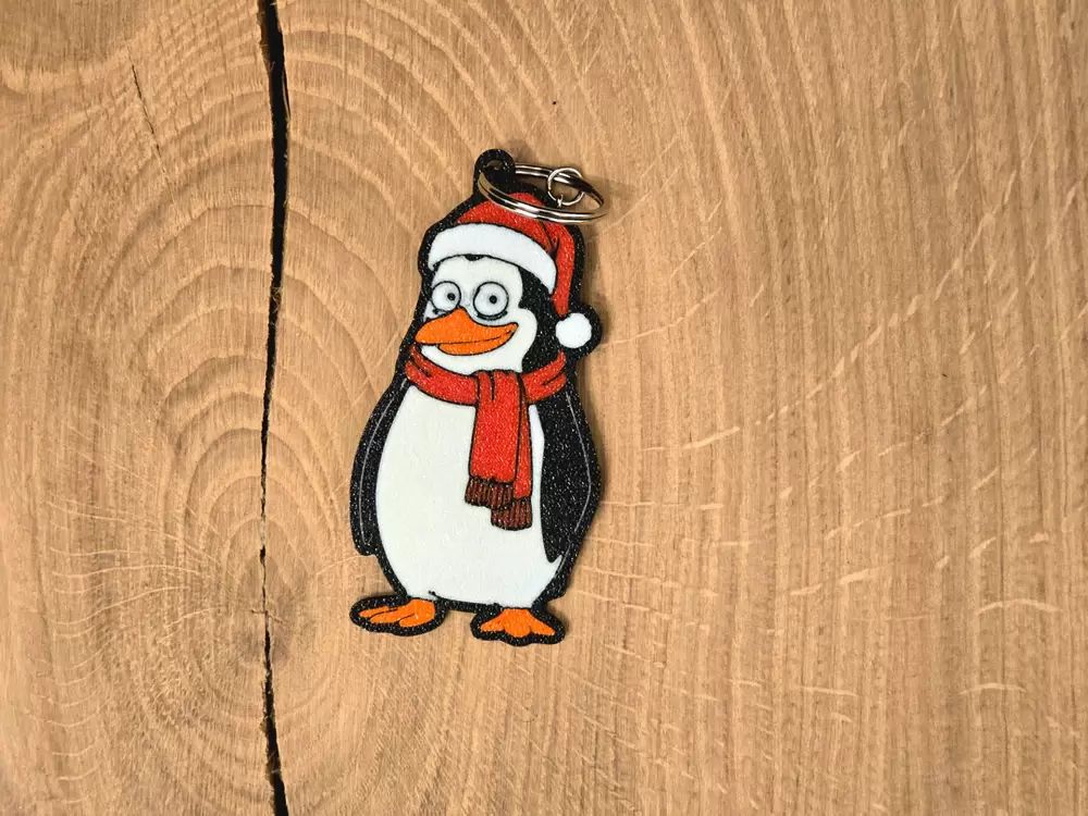 Noel Penguenleri süsleri - Simpsons tarzı