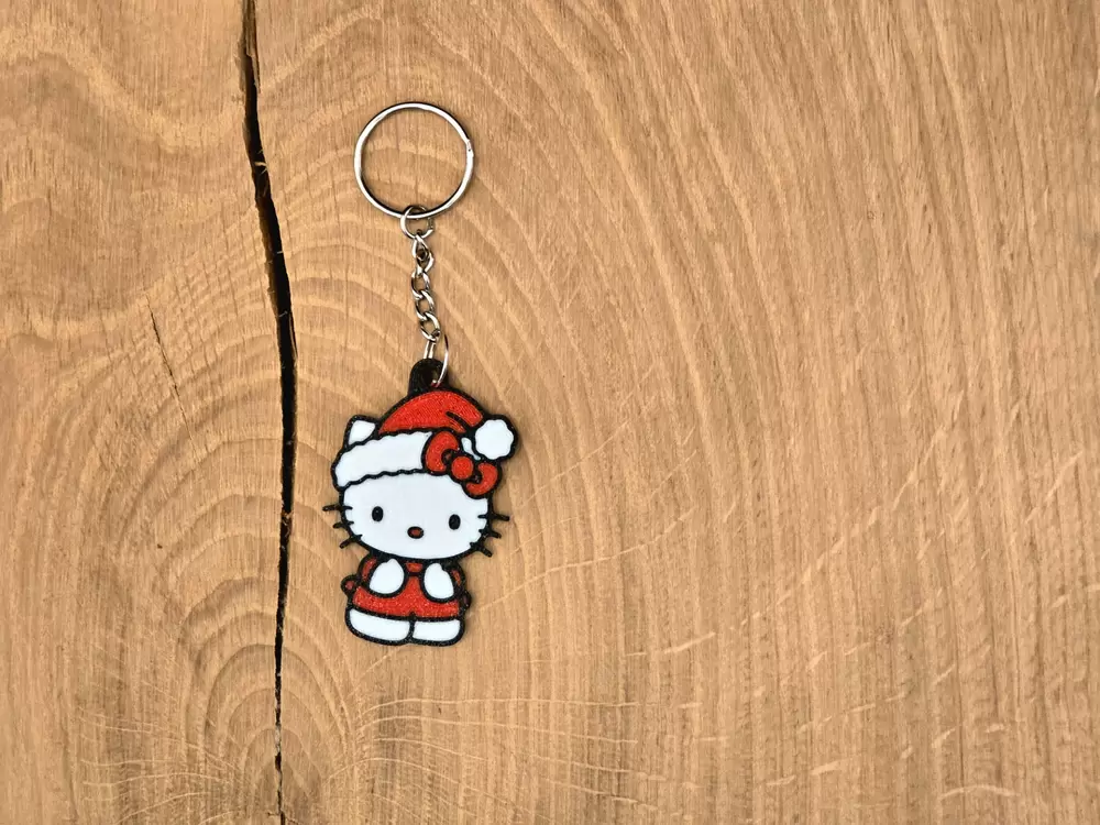 Noel Hello Kitty süsü ve anahtarlık