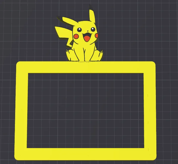 Pokemon fotoğraf çerçevesi Pikachu