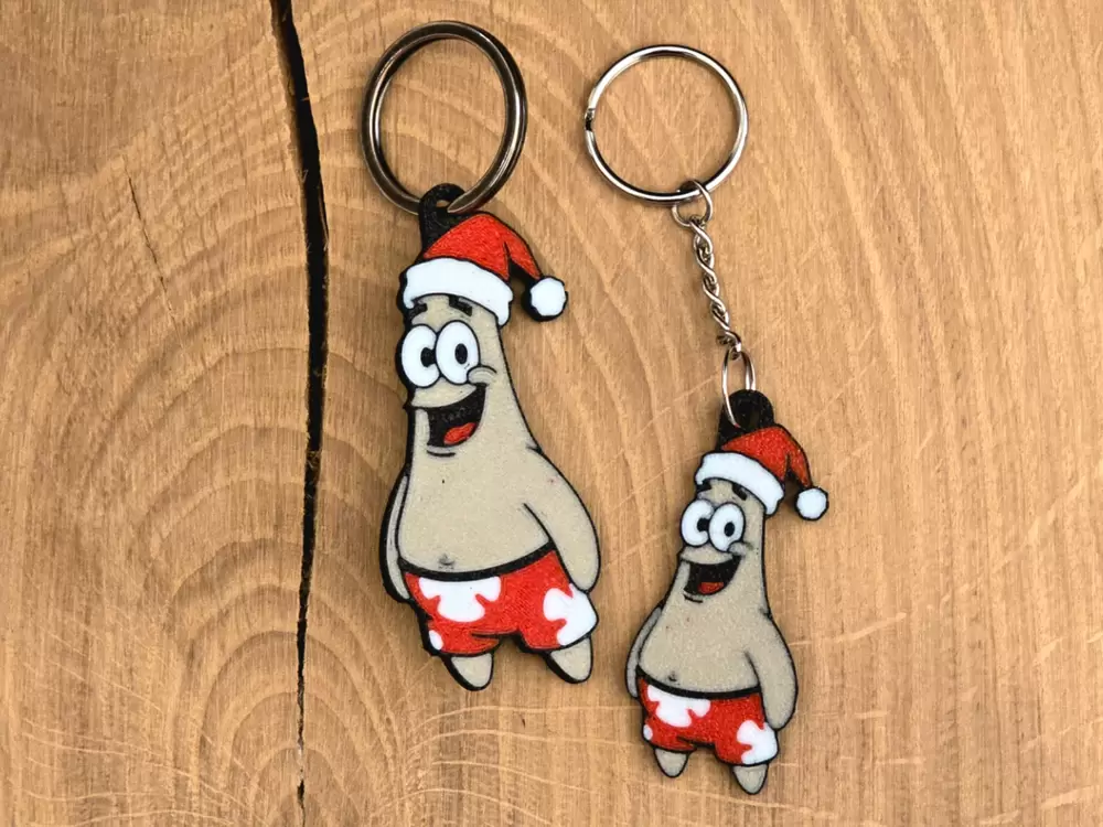 Noel Yıldızı Patrick - süs ve anahtarlık