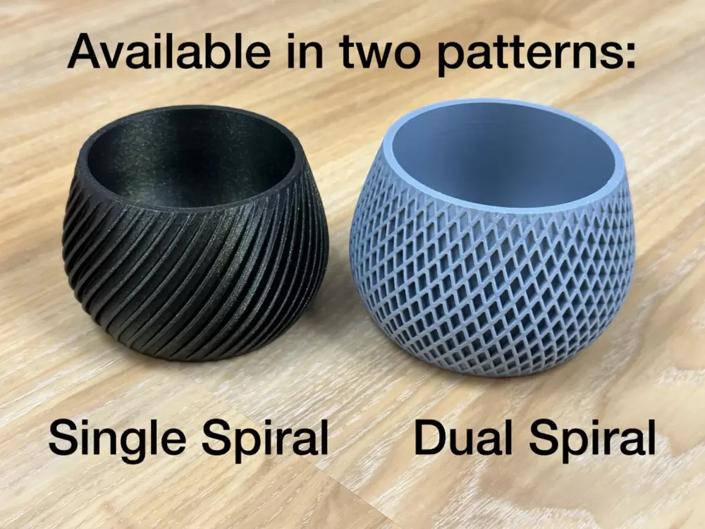 Çift Spiral Saksı