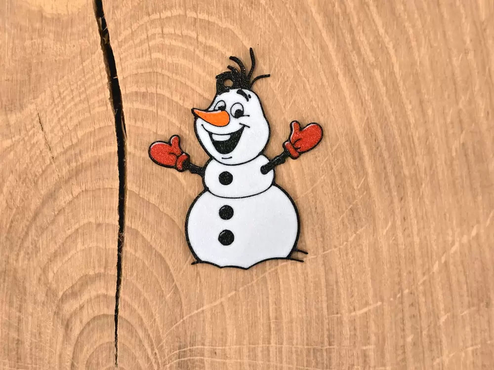 Noel Kardan Adamı mürettebat süsleri - Olaf'ın tarzı