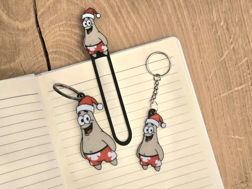 Noel Yıldızı Patrick - süs ve anahtarlık