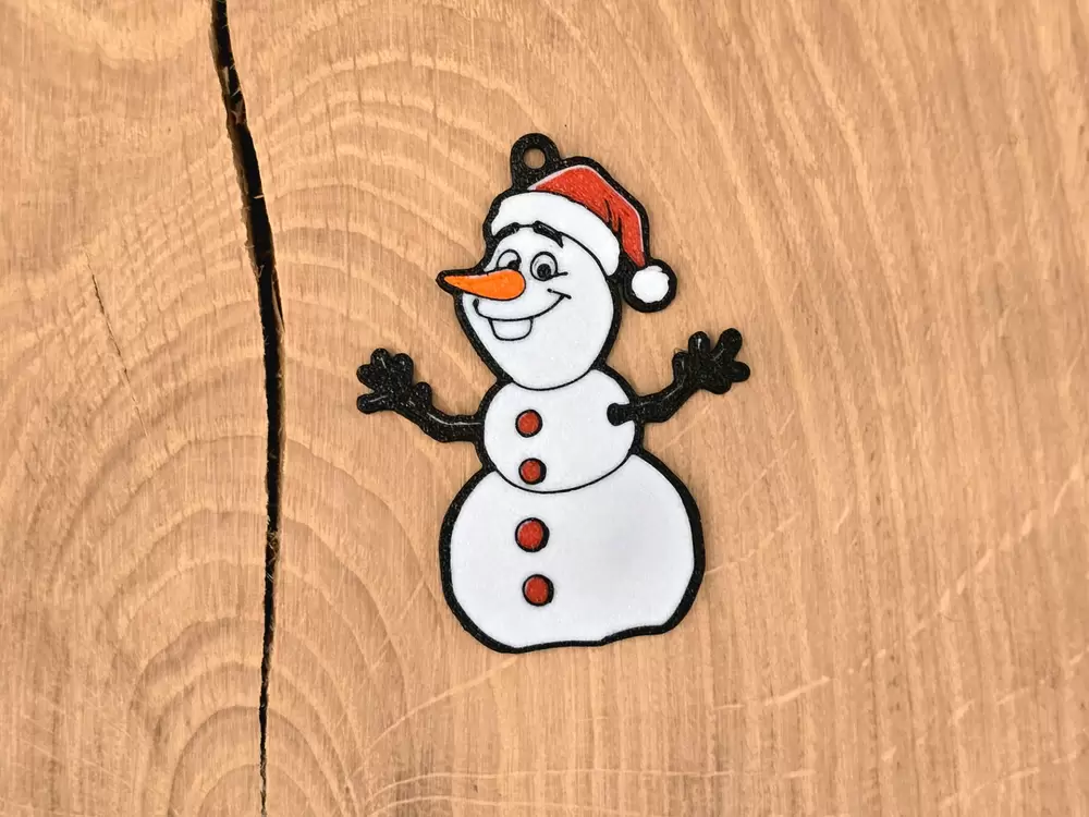 Noel Kardan Adamı mürettebat süsleri - Olaf'ın tarzı