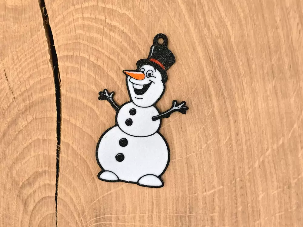 Noel Kardan Adamı mürettebat süsleri - Olaf'ın tarzı