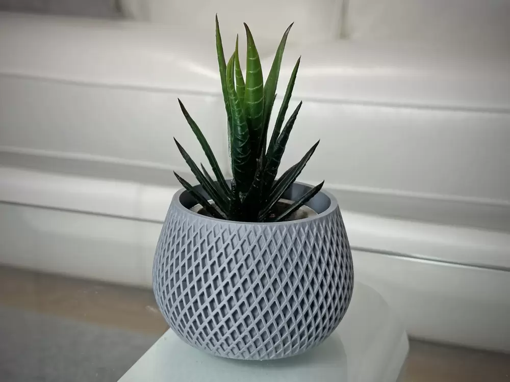 Çift Spiral Saksı