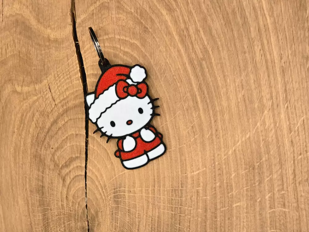 Noel Hello Kitty süsü ve anahtarlık