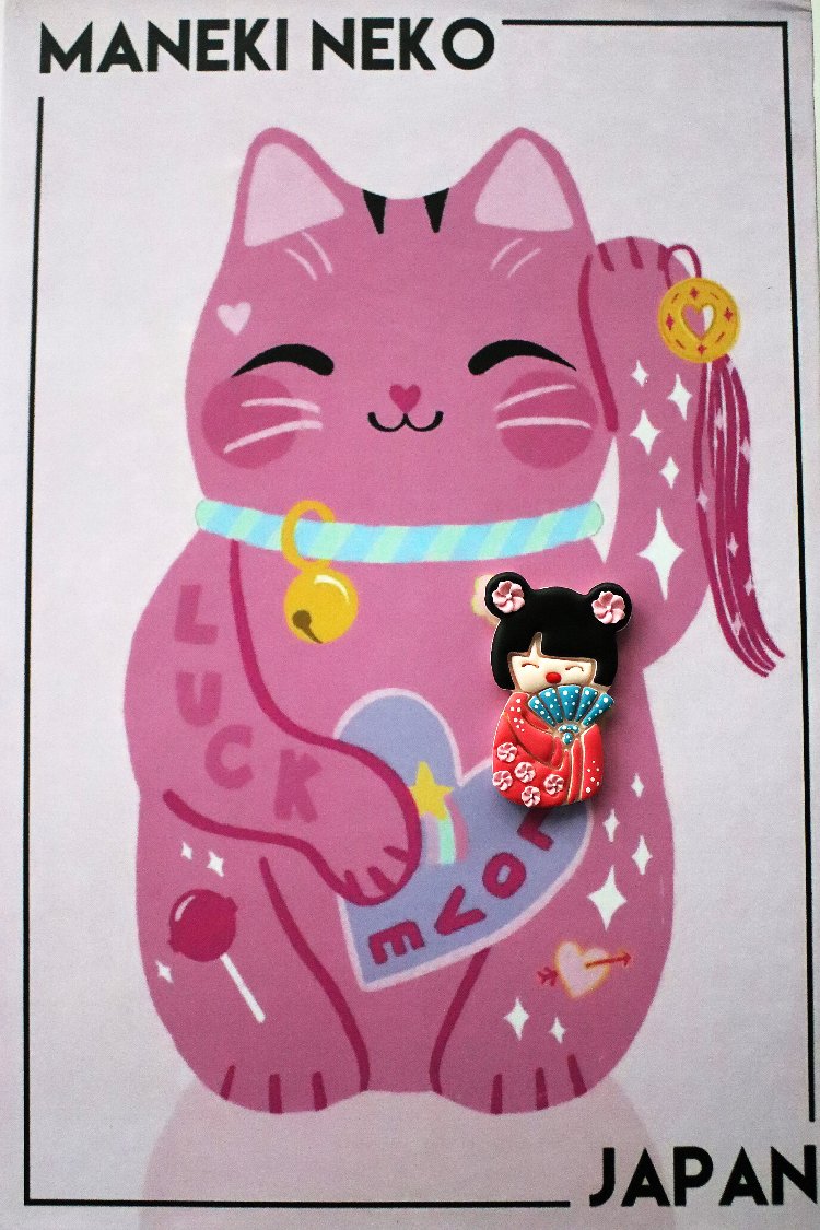 Kokeshi - Broş