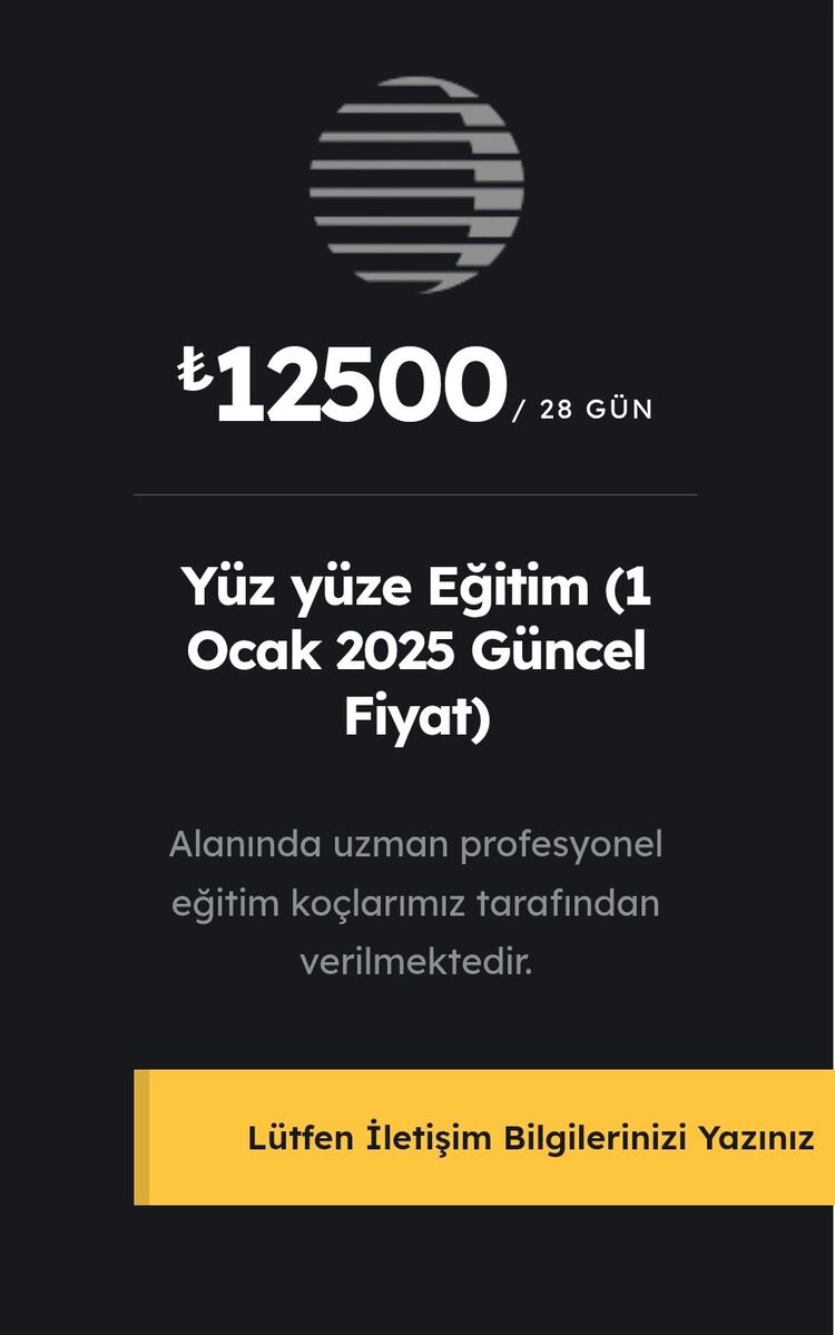 Yüz Yüze Öğrenci Eğitimi