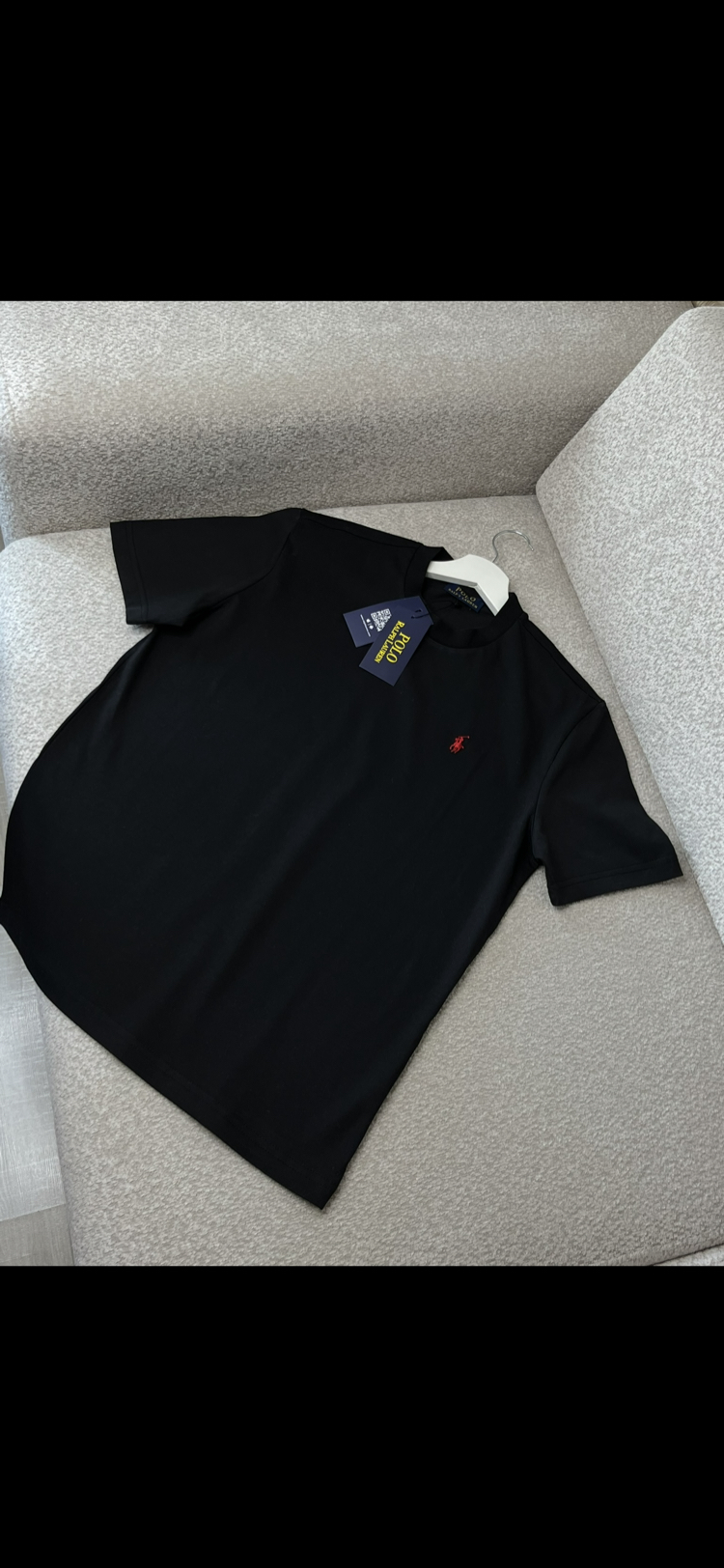 Polo Ralph Lauren Siyah Basic Oversize Tshirt