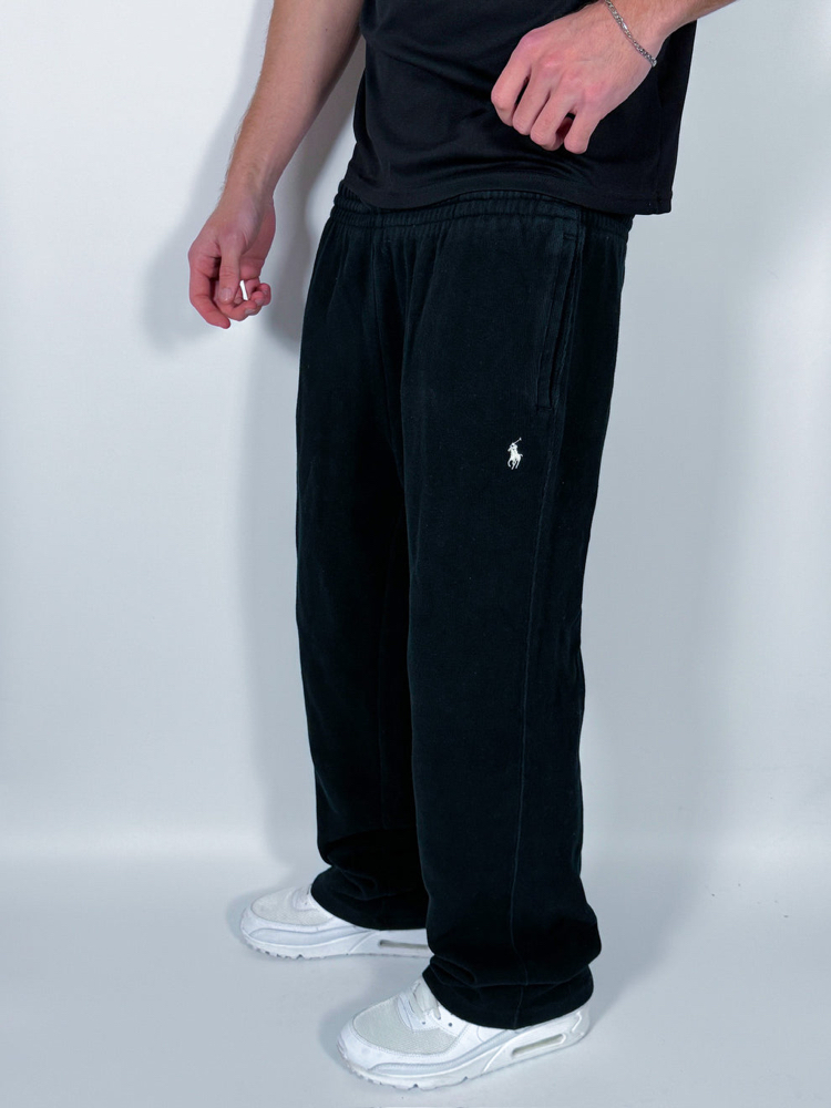 Polo Ralph Lauren Siyah Renk Beyaz Nakış Detaylı Baggy Jogger
