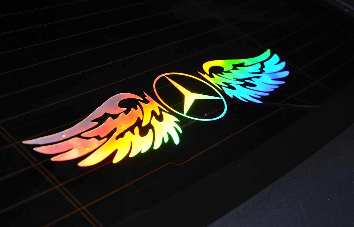 MERCEDES-BENZ HOLOGRAM KANAT LOGO
