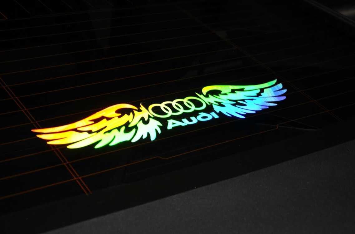 AUDİ HOLOGRAM KANAT LOGO
