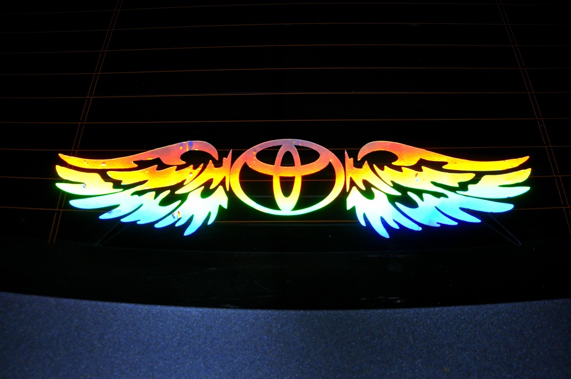 TOYOTA HOLOGRAM KANAT LOGO