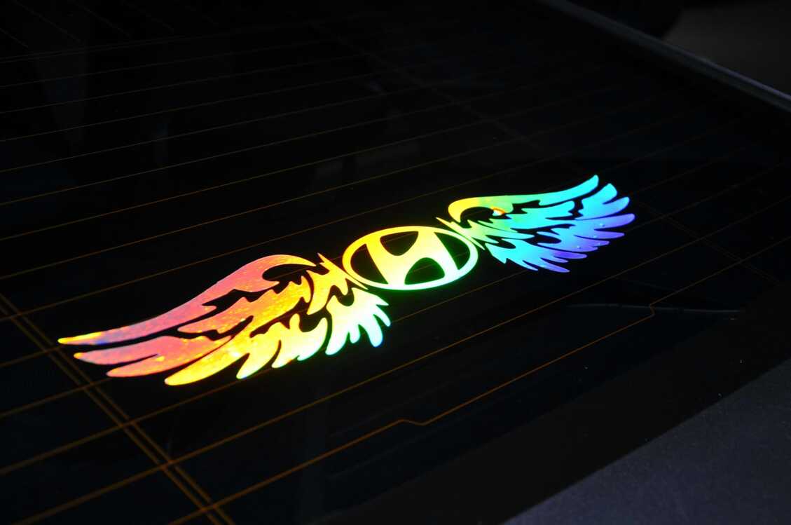 HYUNDAI HOLOGRAM KANAT LOGO