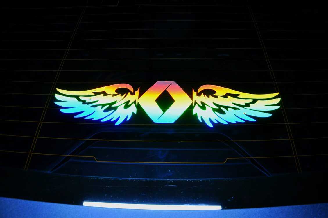 RENAULT HOLOGRAM KANAT LOGO