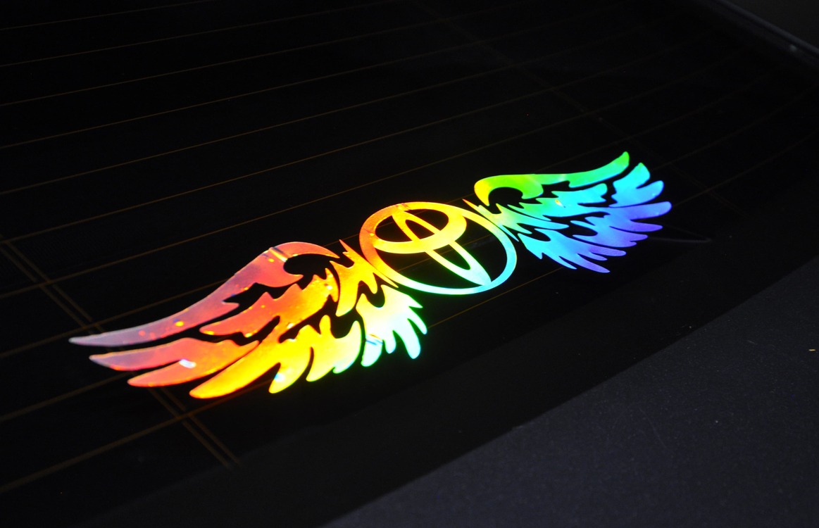 TOYOTA HOLOGRAM KANAT LOGO