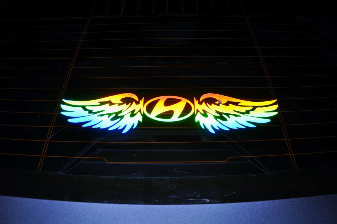 HYUNDAI HOLOGRAM KANAT LOGO