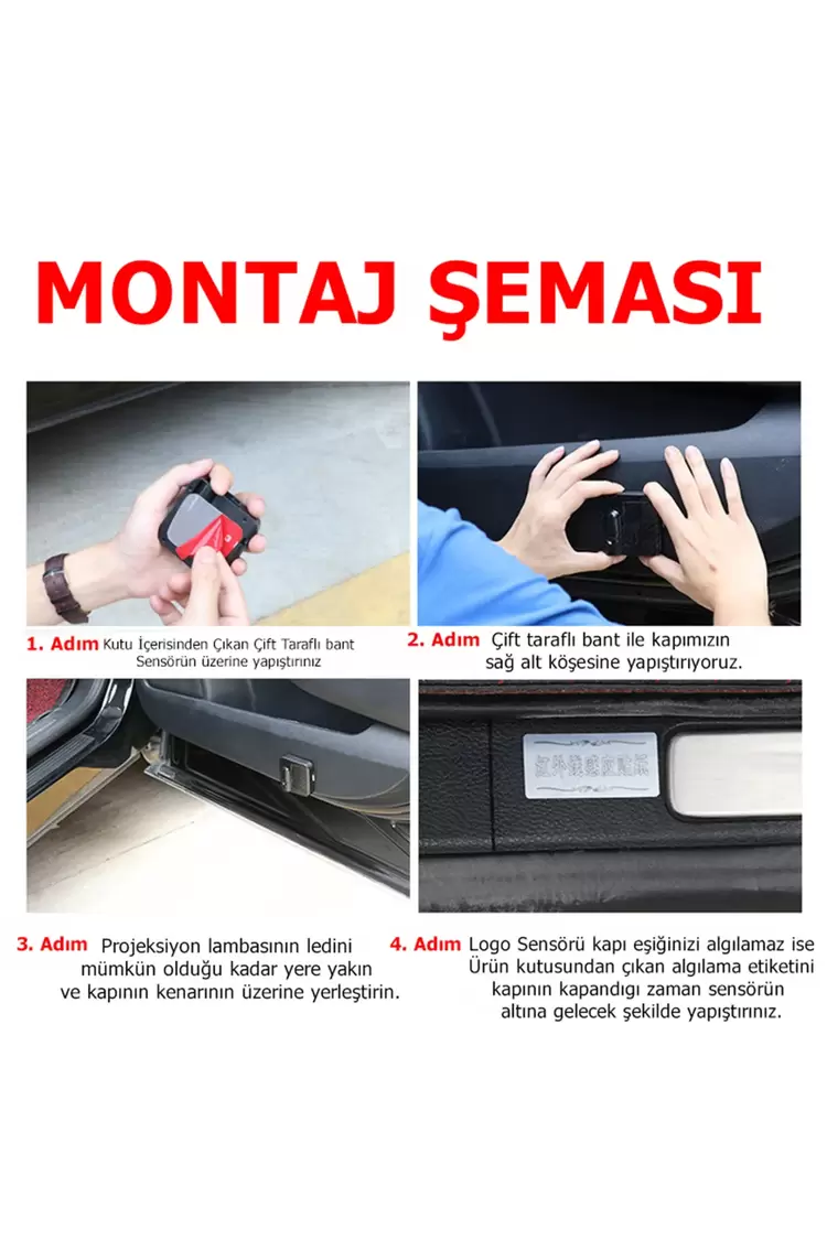 KİŞİYE ÖZEL KAPI ALTI LOGO ( 2 ADET CİHAZ )