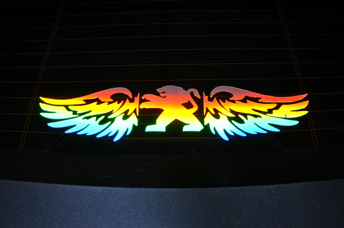PEUGEOT HOLOGRAM KANAT LOGO