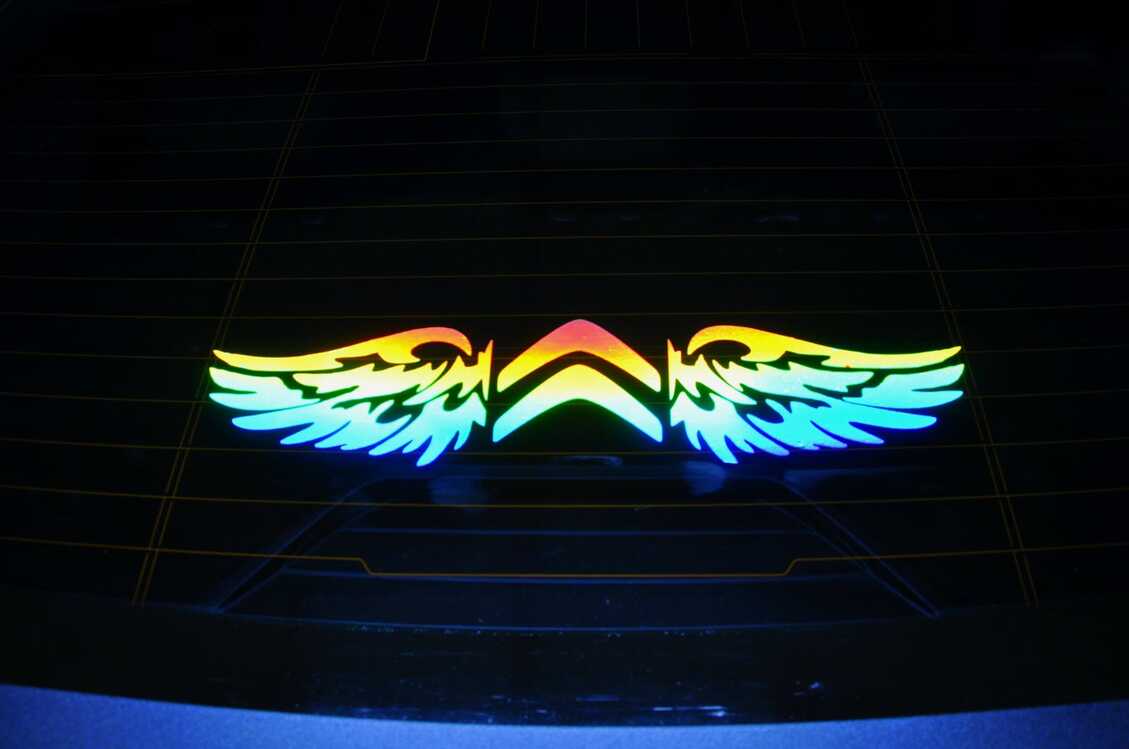 CİTROEN  HOLOGRAM KANAT LOGO 