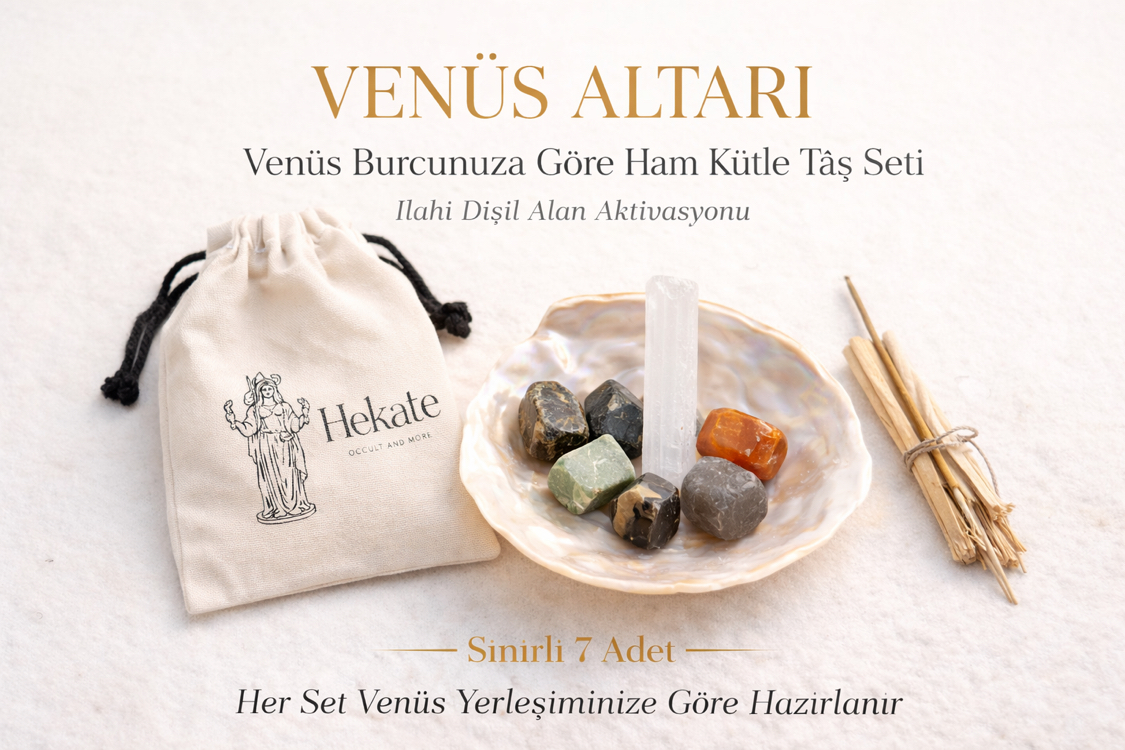 Venüs Burcuna Göre Ham Kütle Taş Seti | SINIRLI ÜRETİM | SEDEF TABAKLI