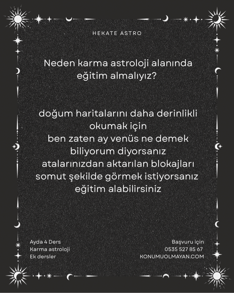 TEMEL ORTA SEVİYE ASTROLOJİ EĞİTİMİ VENÜS SINIFI(AYLIK ÖDEMEDİR)