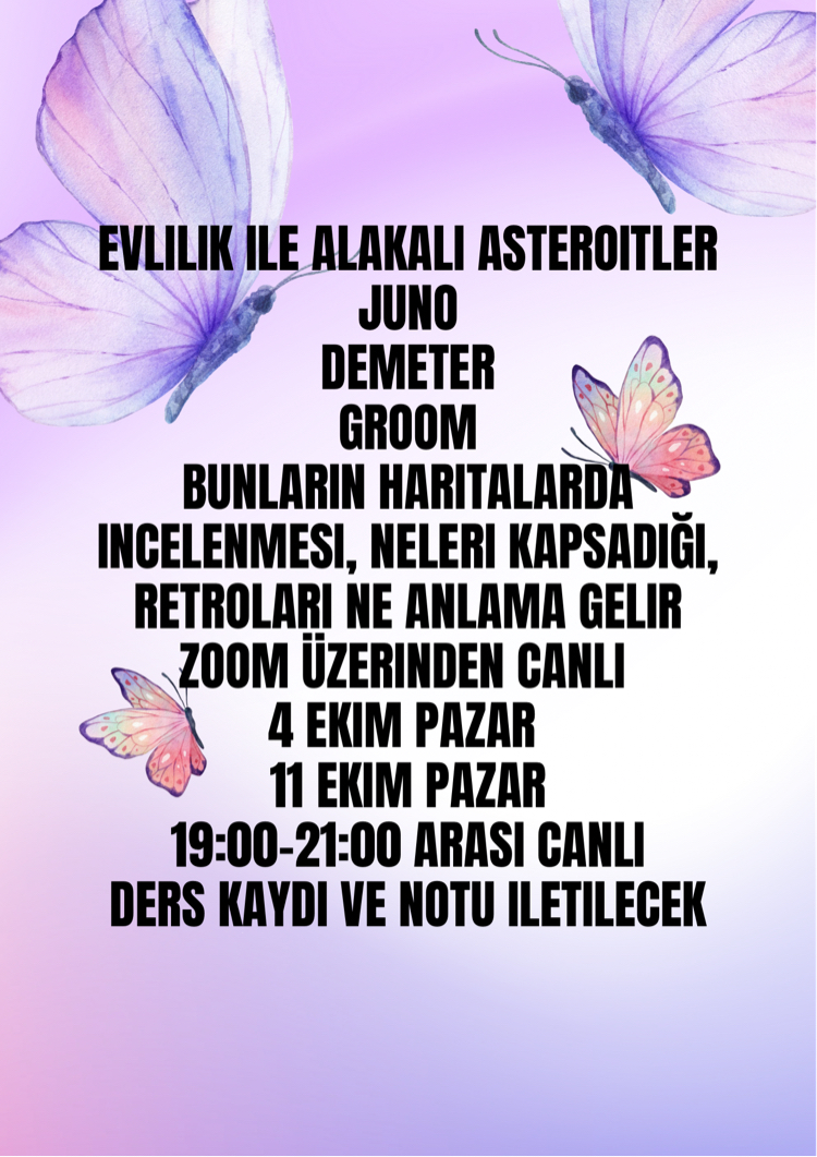 JUNO - DEMETER - GROOM SEMİNERİ