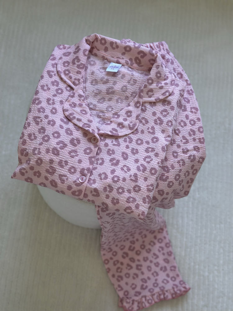 Leopar Pijama Takım 