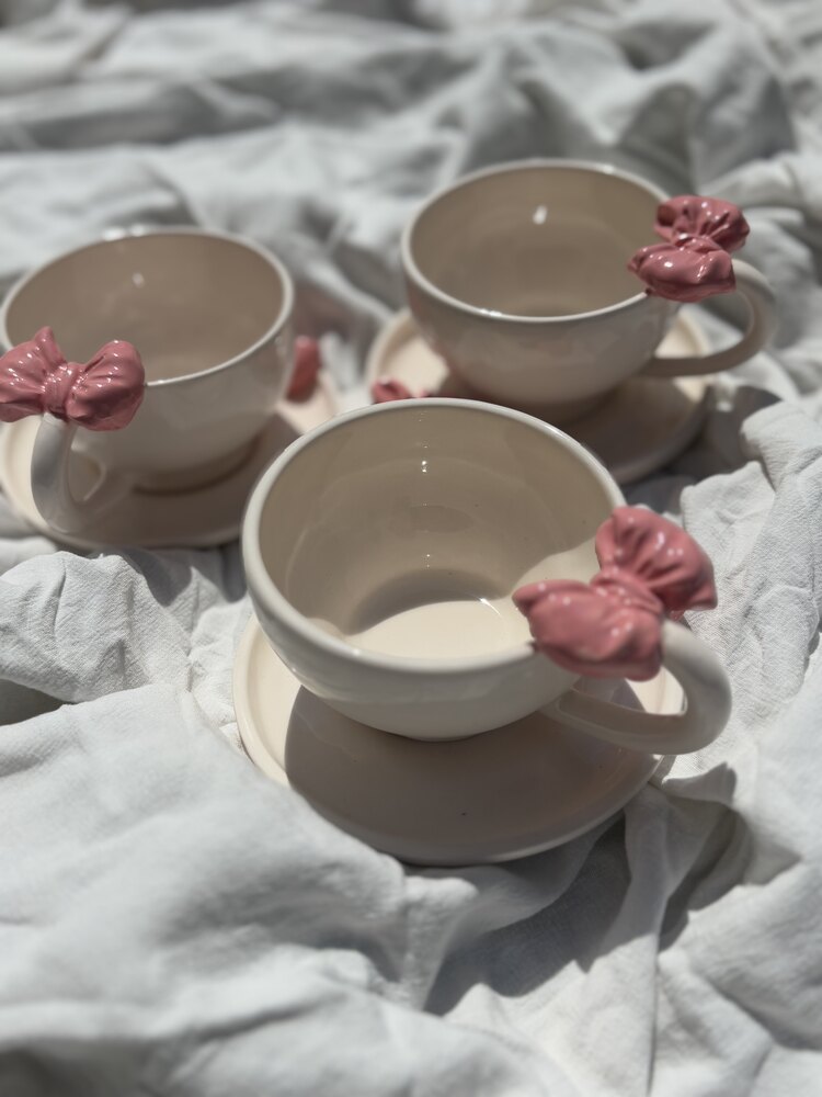 Kurdeleli Fincan Set
