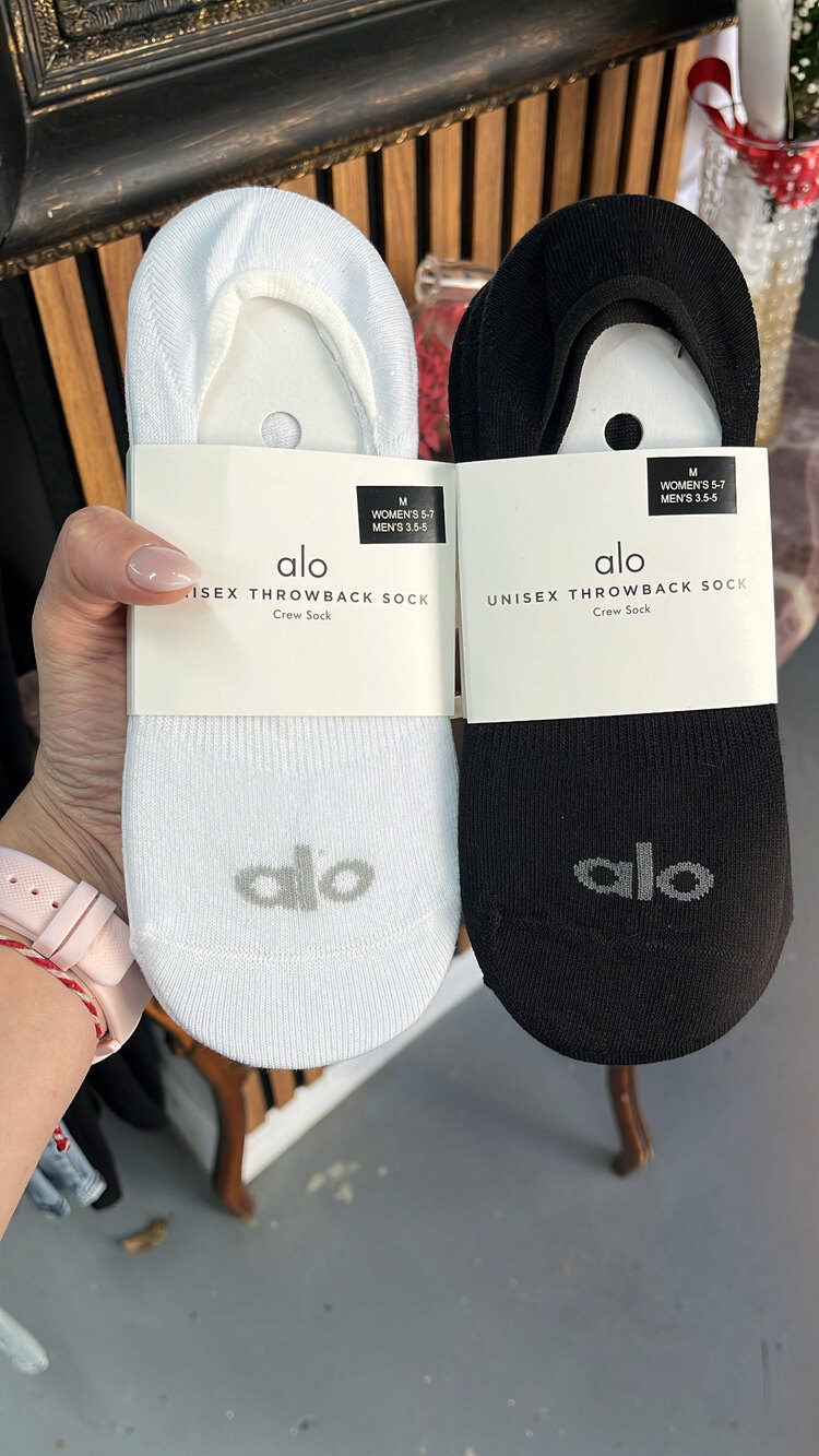 ALO YOGA 3LÜ ÇORAP SIYAH
