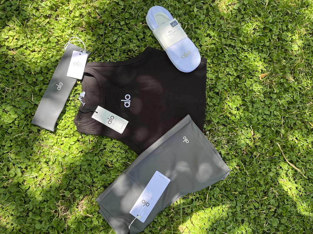 Alo yoga Tayt Crop Bandana Çorap 