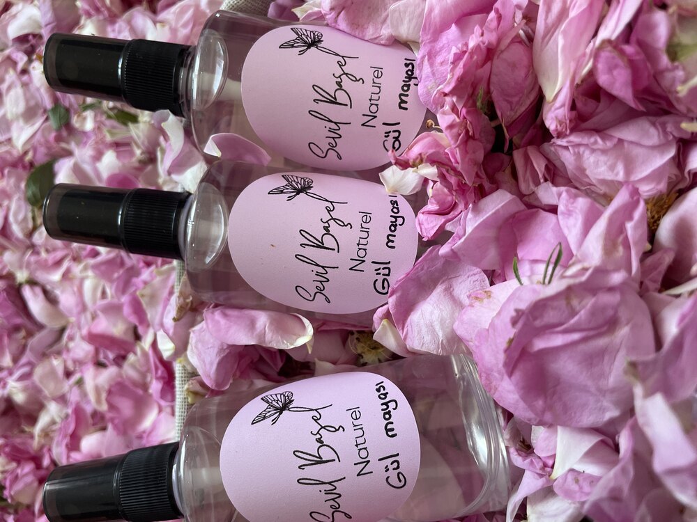 Gül mayası , yağı alınmamış gül suyu 100 ml