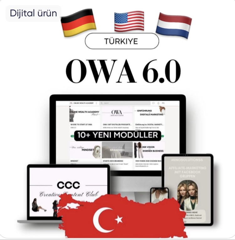 OWA(online wealth academy)Kurs Türkçe/Almanca/İngilizce